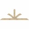 Ekena Millwork Richland Rough Sawn Timber Gable Bracket, Douglas Fir, 108"W x 40"H x 6"D x 6"F, 9/12 Pitch GBW108X40X0606RIC00RDF - alternate 1
